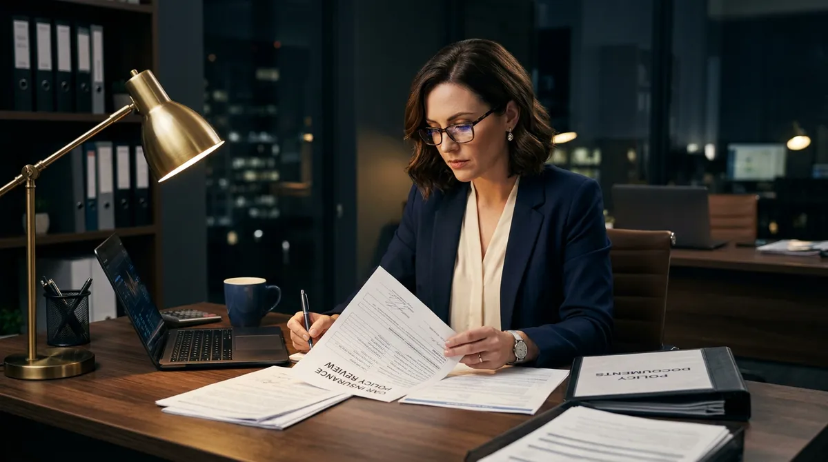 Изучение страховых документов и условий полисов