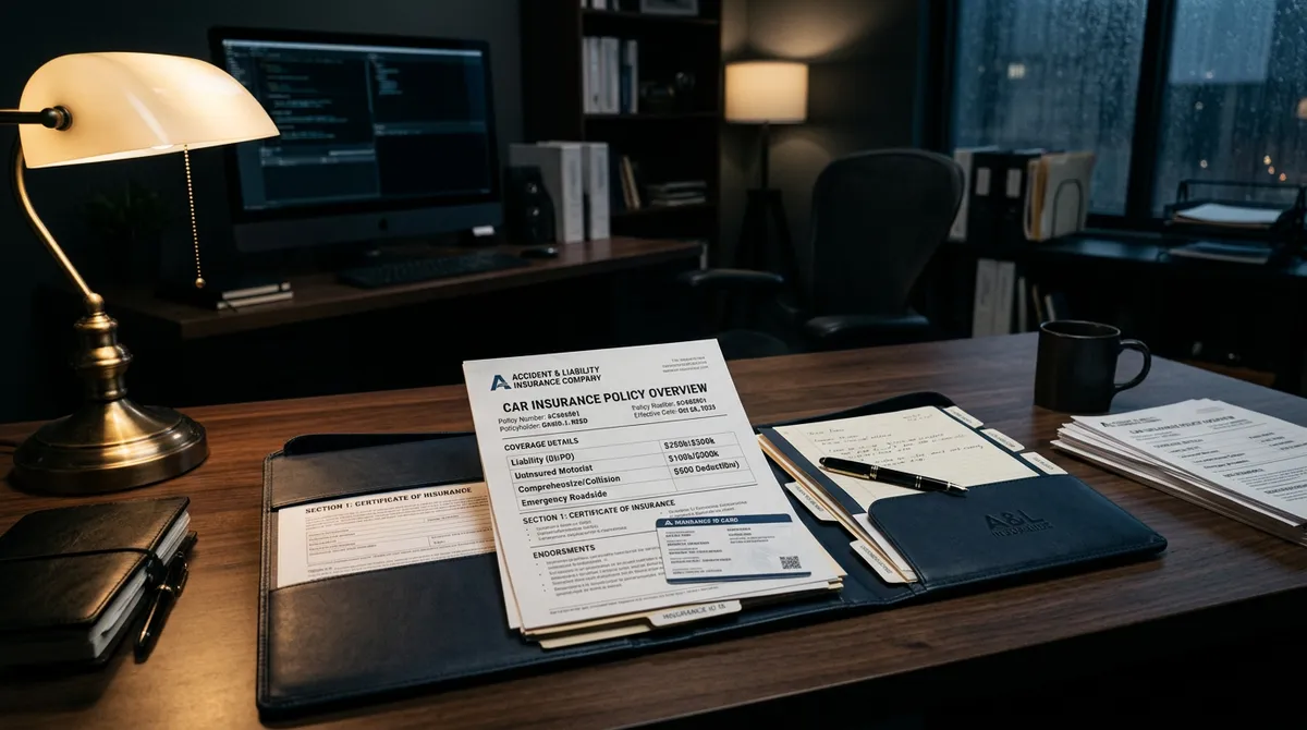 Изучение структуры страховых документов